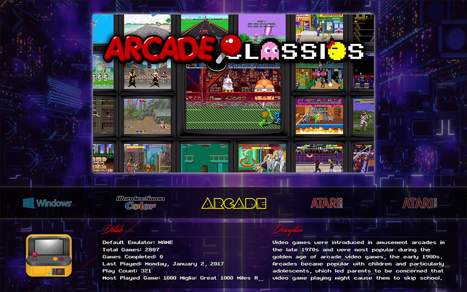 Captura de pantalla de LaunchBox Big Box - Arcade - Tema City Hunter